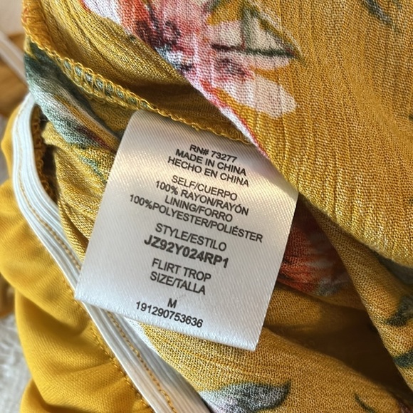 Candies Floral Tropical Boho Jumpsuit Size M - Picture 8 of 8